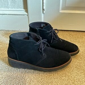 Clark’s Sharon Suede Booties